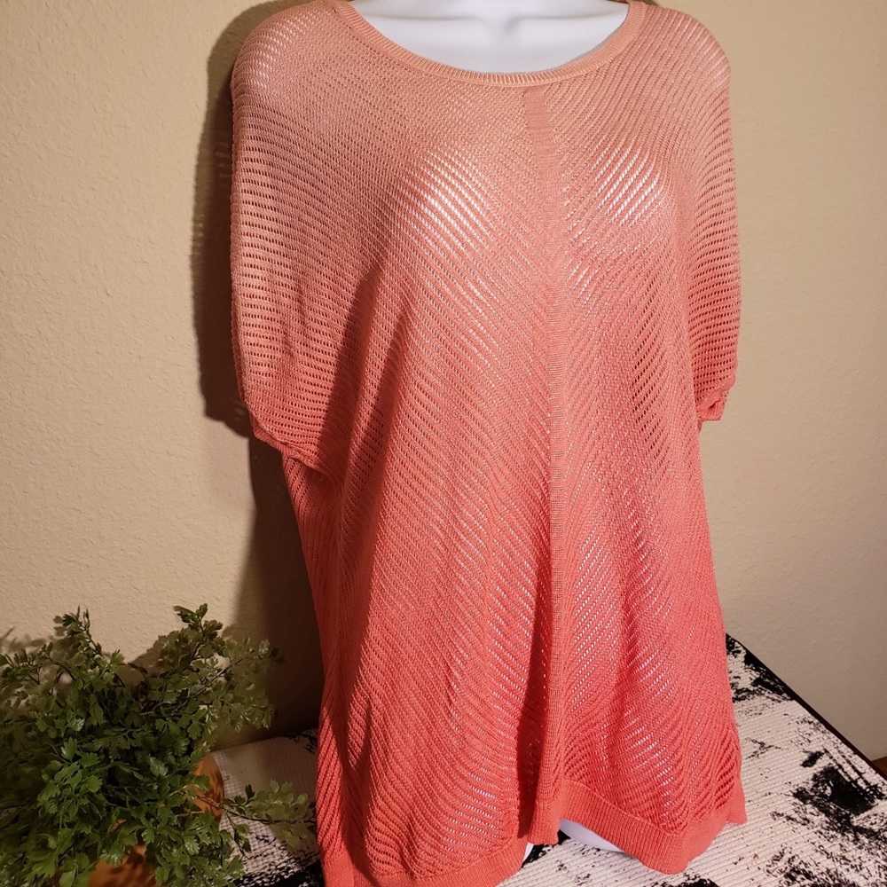 Chico’s women's Pink ombre blouse - Picture 3 of 8